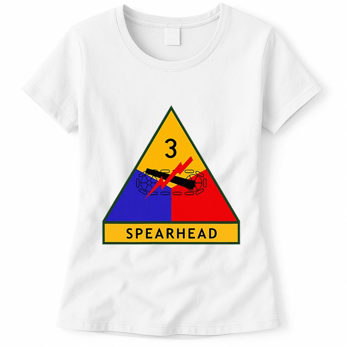 3rd Armored Division Army Wwii Spearhead Womens T-Shirt