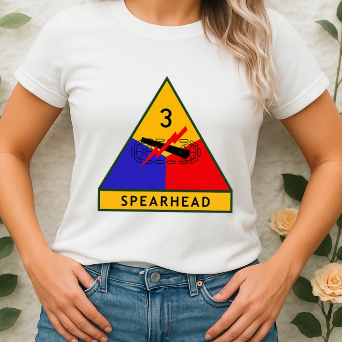 3rd Armored Division Army Wwii Spearhead Womens T-Shirt