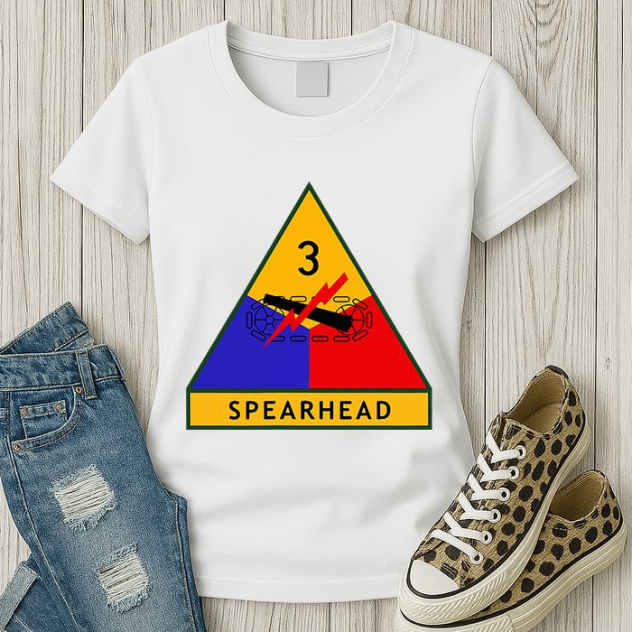 3rd Armored Division Army Wwii Spearhead Womens T-Shirt