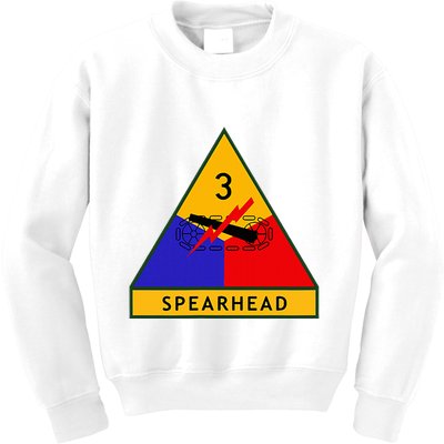 3rd Armored Division Army Wwii Spearhead Kids Sweatshirt