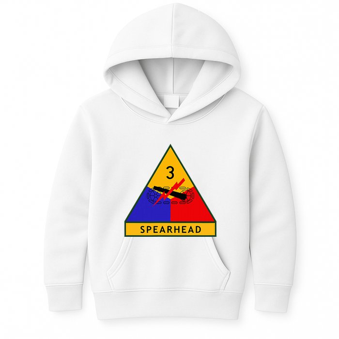 3rd Armored Division Army Wwii Spearhead Kids Hoodie