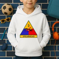 3rd Armored Division Army Wwii Spearhead Kids Hoodie