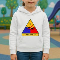 3rd Armored Division Army Wwii Spearhead Kids Hoodie