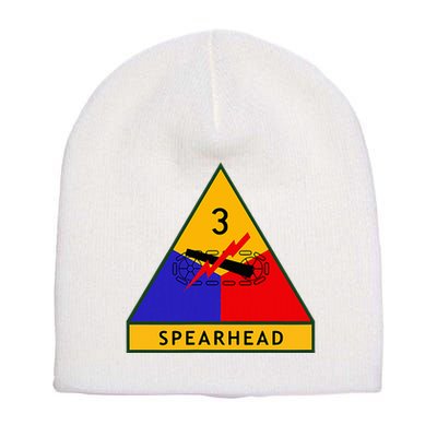 3rd Armored Division Army Wwii Spearhead Short Acrylic Beanie