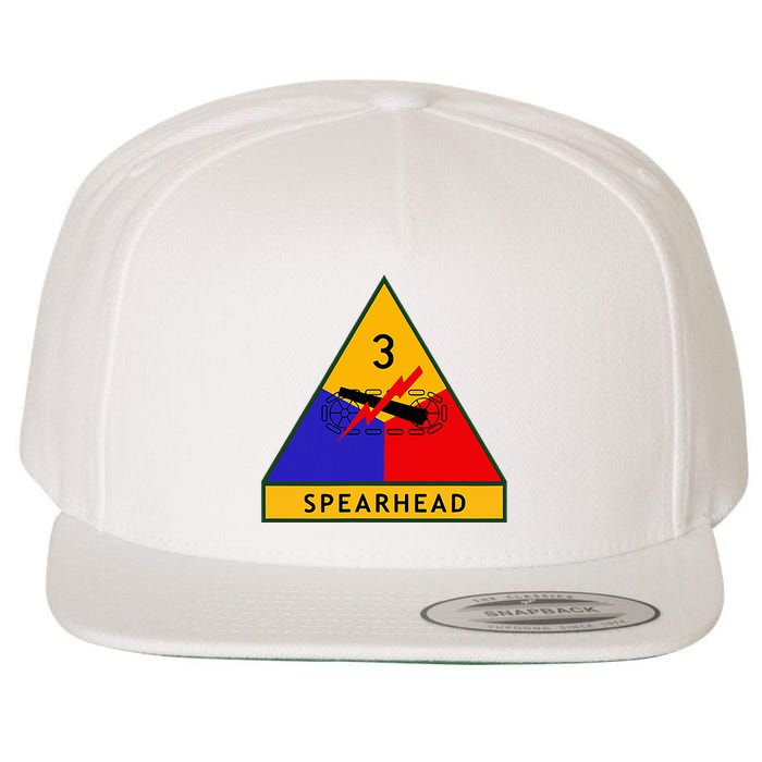 3rd Armored Division Army Wwii Spearhead Wool Snapback Cap