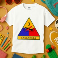 3rd Armored Division Army Wwii Spearhead Kids T-Shirt