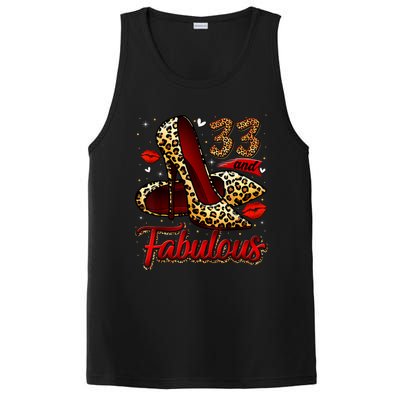 33 And Fabulous High Heels Stepping Into My 33rd Birthday PosiCharge Competitor Tank