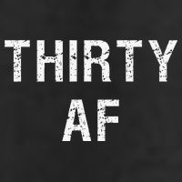 30 AF T Funny Thirty AF 25L Jumbo Tote