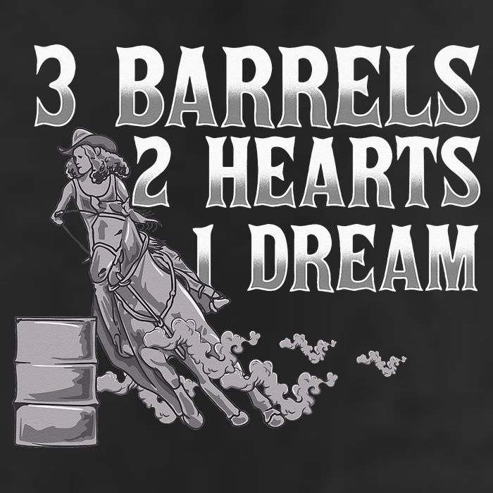 3 Barrels 2 Hearts 1 Dream Horse Barrel Racing Beanie