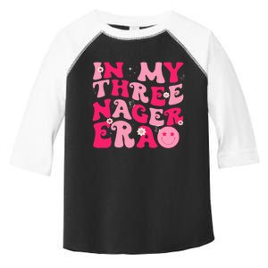 3rd Birthday 3 Year Old Bday In My Threenager Era Toddler Fine Jersey T-Shirt