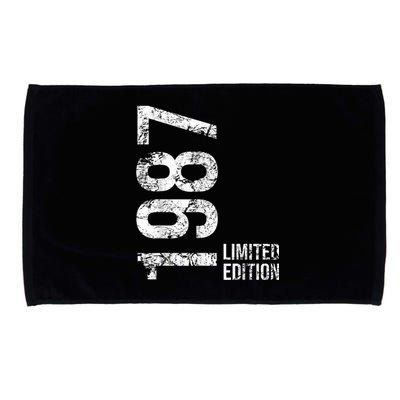 36th Birthday 36 Years Man Woman Retro Vintage 1987 Gift Microfiber Hand Towel