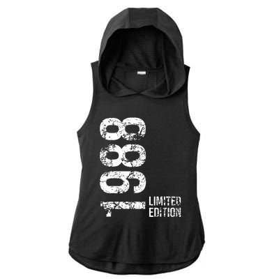 36th Birthday 36 Years Ladies PosiCharge Tri-Blend Wicking Draft Hoodie Tank