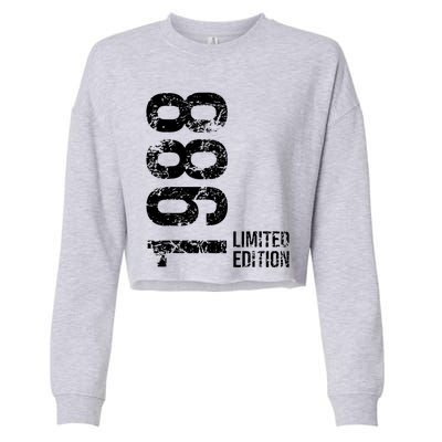 36th Birthday 36 Years Cropped Pullover Crew