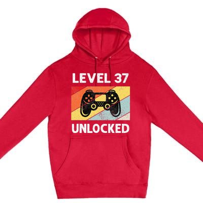 37th Birthday 37 Year Old Premium Pullover Hoodie