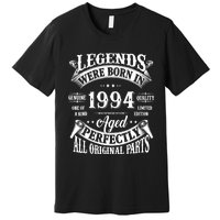 30th Birthday 30 Years Old Vintage Legends Born In 1994 Premium T-Shirt