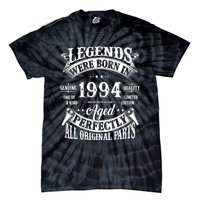 30th Birthday 30 Years Old Vintage Legends Born In 1994 Tie-Dye T-Shirt