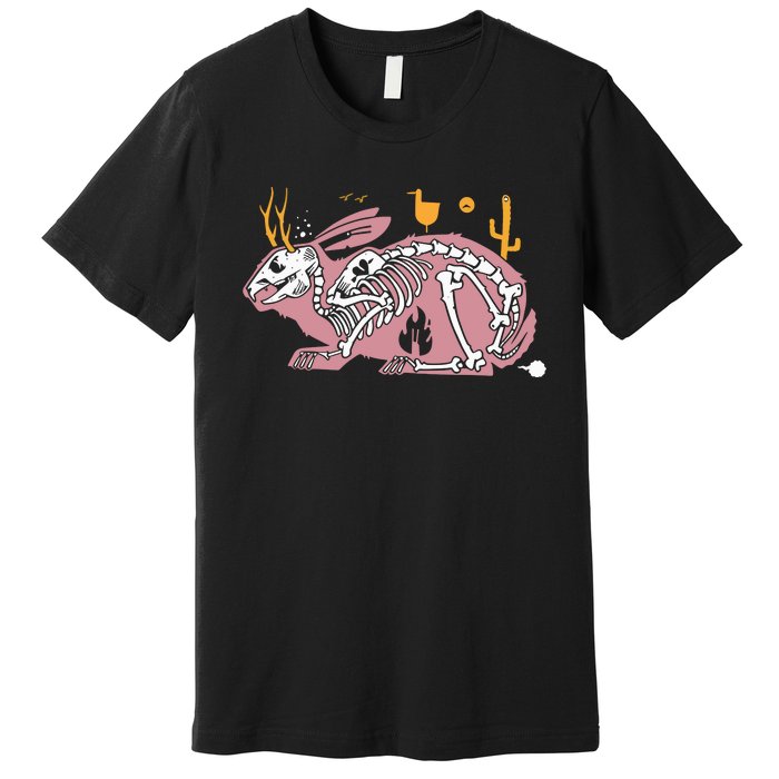 303 Boards 303 X Jeremy Fish Jackalope Premium T-Shirt