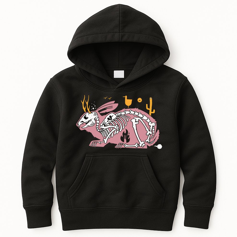 303 Boards 303 X Jeremy Fish Jackalope Kids Hoodie