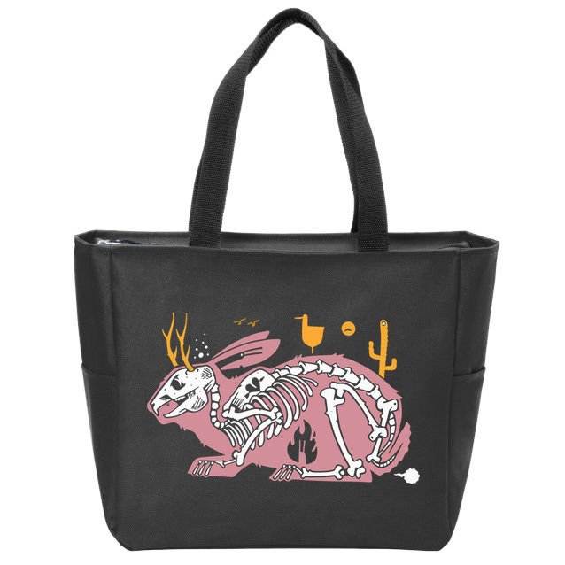 303 Boards 303 X Jeremy Fish Jackalope Zip Tote Bag