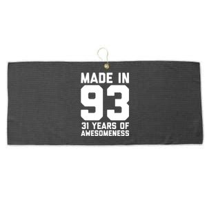 31st Birthday 31 Year Old Gift Women Son Daughter Long Sleeve Large Microfiber Waffle Golf Towel