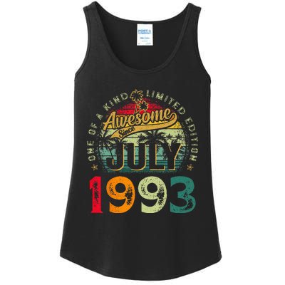 30th Birthday Awesome Since July 1993 30 Years Old Gifts Ladies Essential Tank