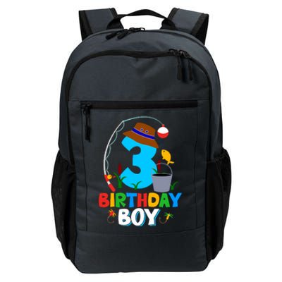 3rd Birthday Boy Fishing Fish Bday Party Decorations Daily Commute Backpack