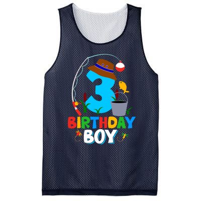 3rd Birthday Boy Fishing Fish Bday Party Decorations Mesh Reversible Basketball Jersey Tank