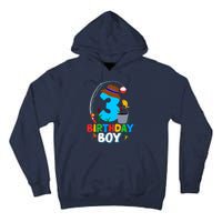 3rd Birthday Boy Fishing Fish Bday Party Decorations Tall Hoodie