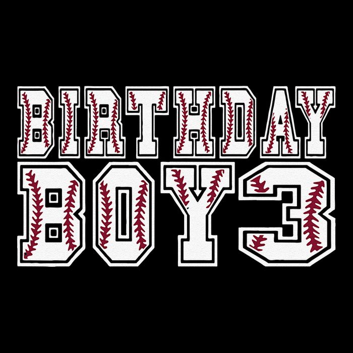 3rd Birthday Baseball Big Number Three 3 Year Old Day Funny Mug