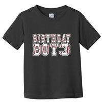 3rd Birthday Baseball Big Number Three 3 Year Old Day Funny Toddler T-Shirt