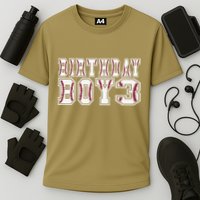 3rd Birthday Baseball Big Number Three 3 Year Old Day Funny Performance Shirt