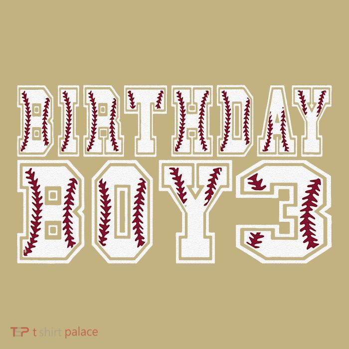 3rd Birthday Baseball Big Number Three 3 Year Old Day Funny T-Shirt