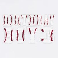 3rd Birthday Baseball Big Number Three 3 Year Old Day Funny Garment-Dyed Sweatshirt