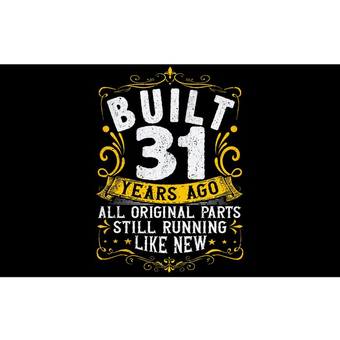 31st Birthday Built 31 Years Ago 31 Years Old Birthday Bumper Sticker