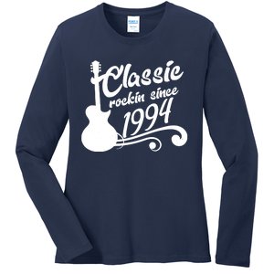 30th Birthday Classic Rockin Since 1994 Ladies Long Sleeve Shirt