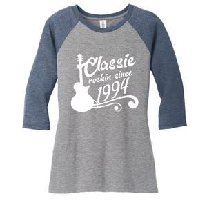 30th Birthday Classic Rockin Since 1994 Women's Tri-Blend 3/4-Sleeve Raglan Shirt