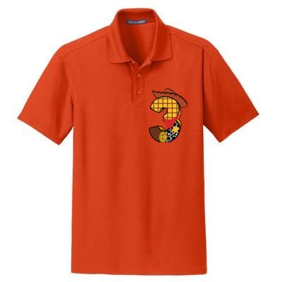 3rd Birthday Cowboy Dry Zone Grid Polo