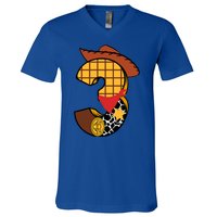 3rd Birthday Cowboy V-Neck T-Shirt