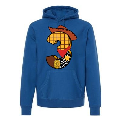 3rd Birthday Cowboy Premium Hoodie