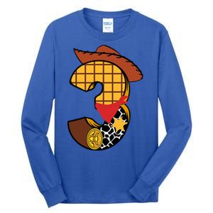 3rd Birthday Cowboy Tall Long Sleeve T-Shirt