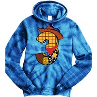 3rd Birthday Cowboy Tie Dye Hoodie