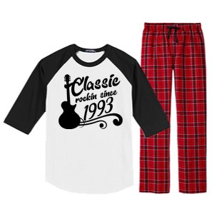 30th Birthday Classic Rockin Since 1993 Raglan Sleeve Pajama Set