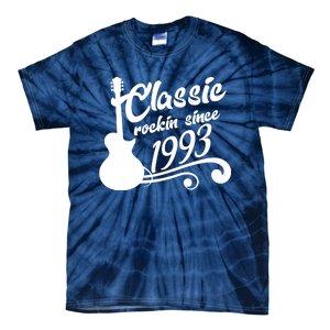 30th Birthday Classic Rockin Since 1993 Tie-Dye T-Shirt