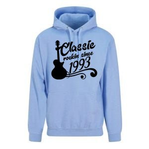 30th Birthday Classic Rockin Since 1993 Unisex Surf Hoodie