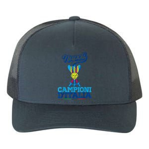 3 Bastoni Campioni DItalia Napoli Tifosi Napoletani 1926 Yupoong Adult 5-Panel Trucker Hat