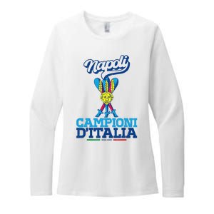 3 Bastoni Campioni d'Italia Napoli Tifosi Napoletani 1926 Womens CVC Long Sleeve Shirt