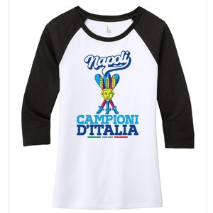 3 Bastoni Campioni d'Italia Napoli Tifosi Napoletani 1926 Women's Tri-Blend 3/4-Sleeve Raglan Shirt