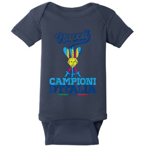 3 Bastoni Campioni DItalia Napoli Tifosi Napoletani 1926 Baby Bodysuit