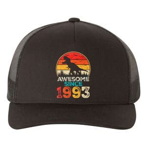 30th Birthday Dinosaur 30 Year Old Awesome Since 1993 Gift Yupoong Adult 5-Panel Trucker Hat