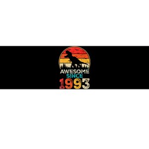 30th Birthday Dinosaur 30 Year Old Awesome Since 1993 Gift Bumper Sticker